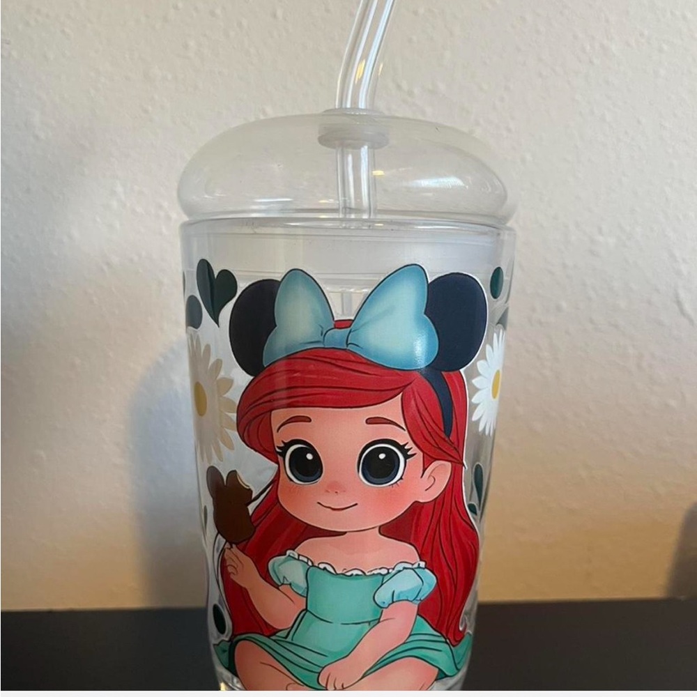 Baby Ariel Tumbler with Straw